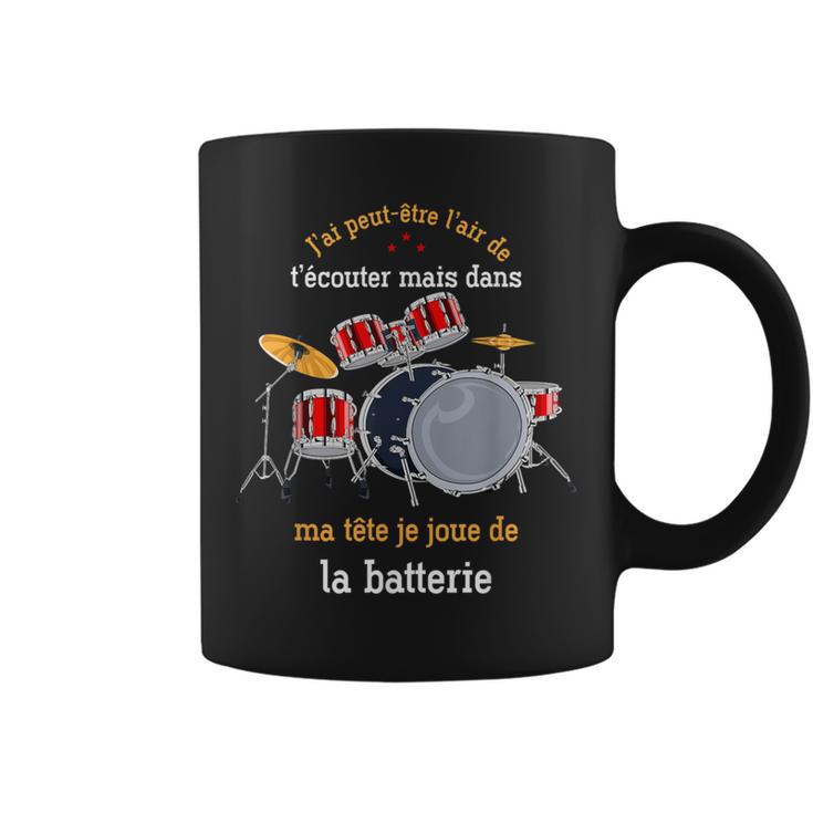 Instrument De Musique Cadeau Drums Baguettes De Batterie Tasse