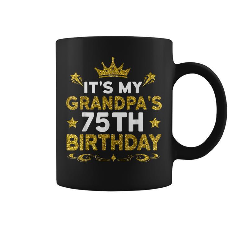 Husband Dad Grandpa 75 Year Old Legend 75Th Birthday Coffee Mug - Seseable