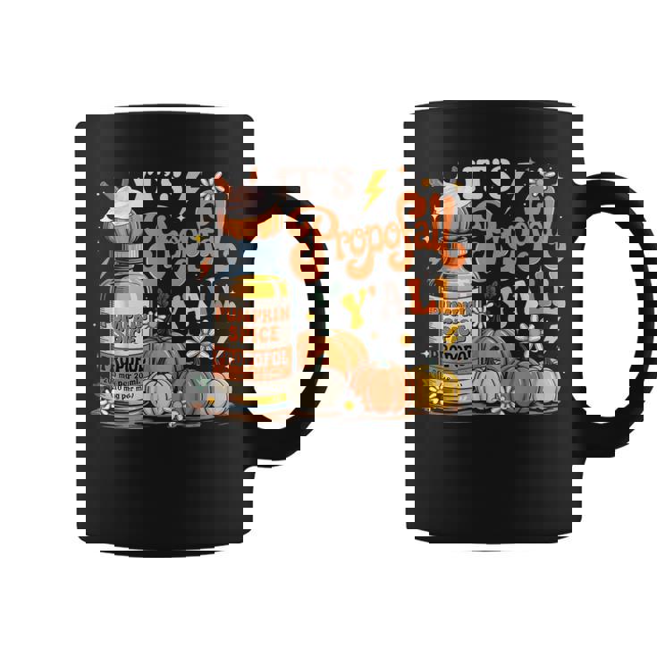 It's Propofall Y'all Crna Icu Nurse Fall Autumn Halloween Coffee Mug