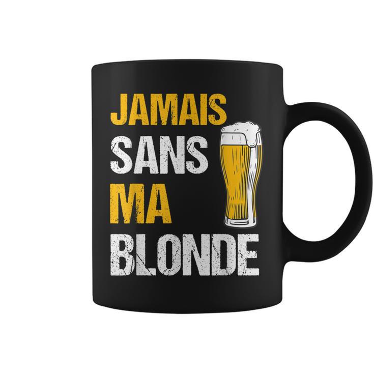 Jamaisans Ma Blonde Homme Humour Biere Alcool Tasse