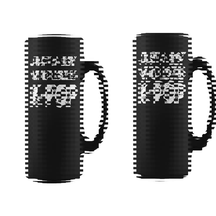Just A Boy Who Loves K-Pop Music Lover Coffee Mug