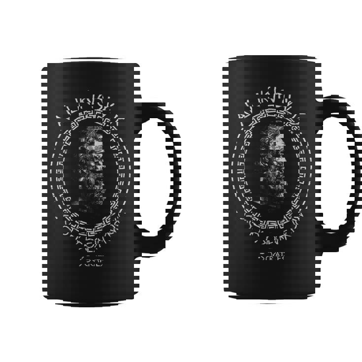 All I Know Is Scotty Doesn’T Know Socrates Vintage Quote Coffee Mug