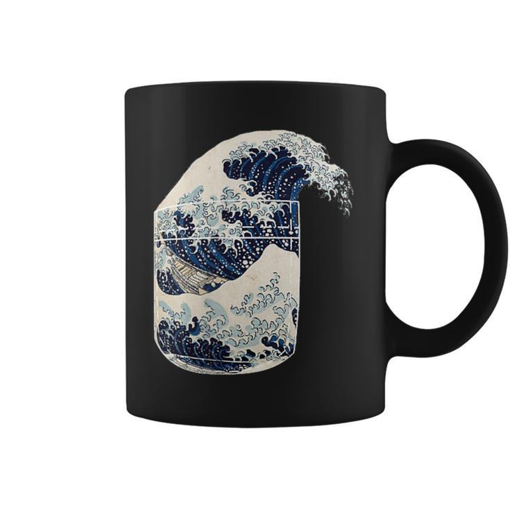 La Gran Ola Japonesa Kanagawa La Gran Ola Japonesa Taza de café