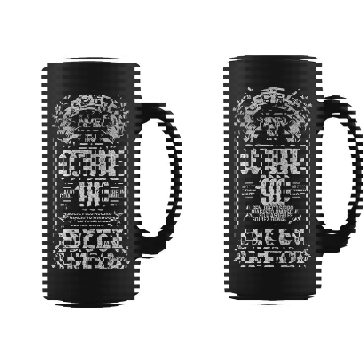 Las Leyendas Nacen En Octubre De 1980 45 Años Cumpleaños Taza de café