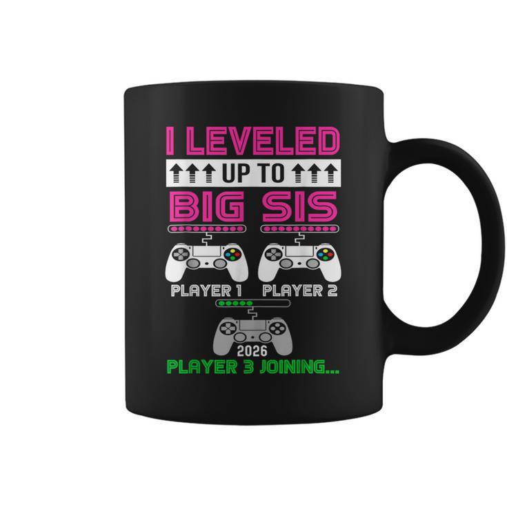 Leveled Up To Big Sister Again 2026 Promoted To Big Sister Coffee Mug