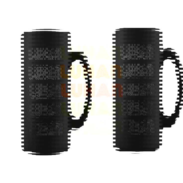 Love Heart Luhan グランジ ビンテージスタイル ブラック Luhan コーヒーマグ