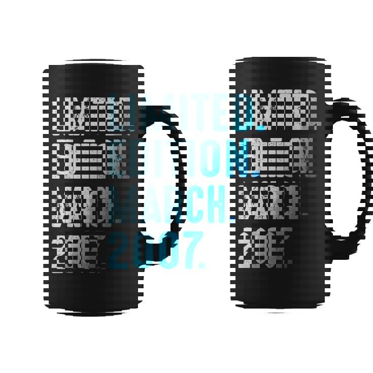 Mars 2007 Année 2007 Anniversaire 2007 Édition Limitée Tasse