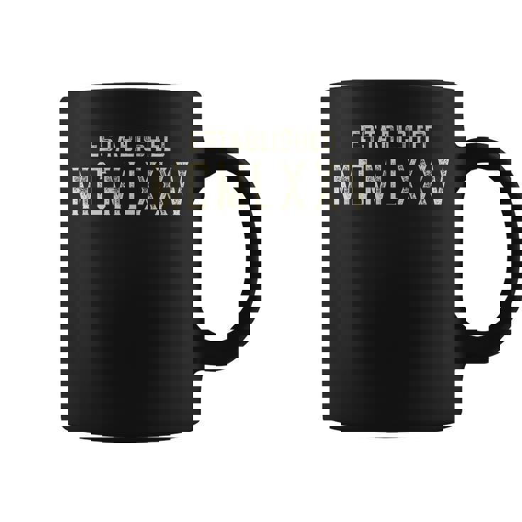 Mcmlxxv 1975年設立 ローマ数字。 コーヒーマグ