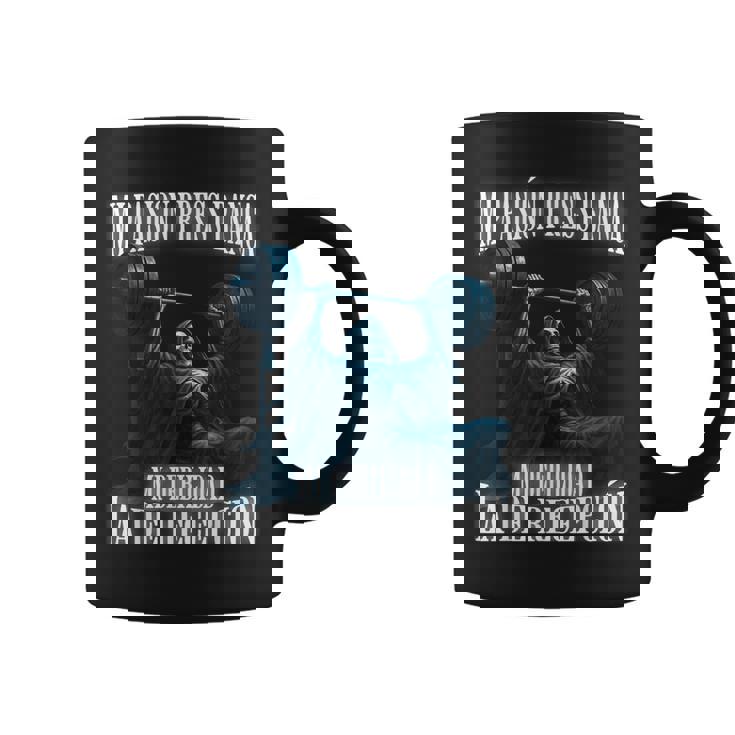 Mi Pasion El Press De Banca Mi Debilidad La De Recepción Taza de café