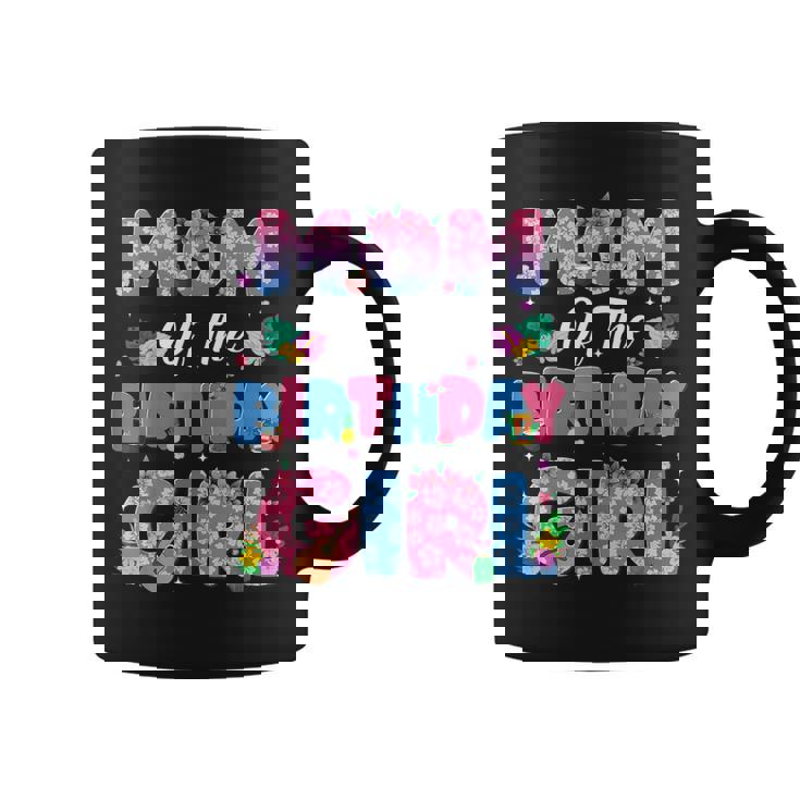 Mom And Dad Of The Birthday Girl Party Decor Family Matching Coffee Mug
