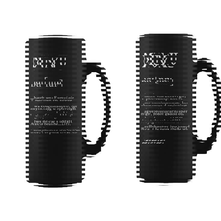 Mumu Definition おばあちゃん母の日パーティー コーヒーマグ