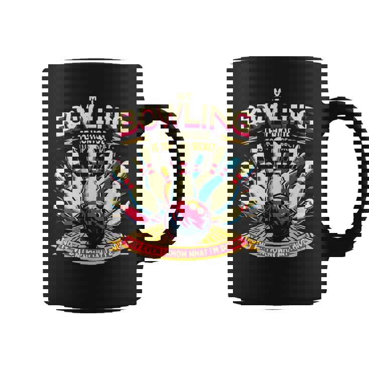 My Bowling Technique Isecret 面白いボウラーボウリング コーヒーマグ