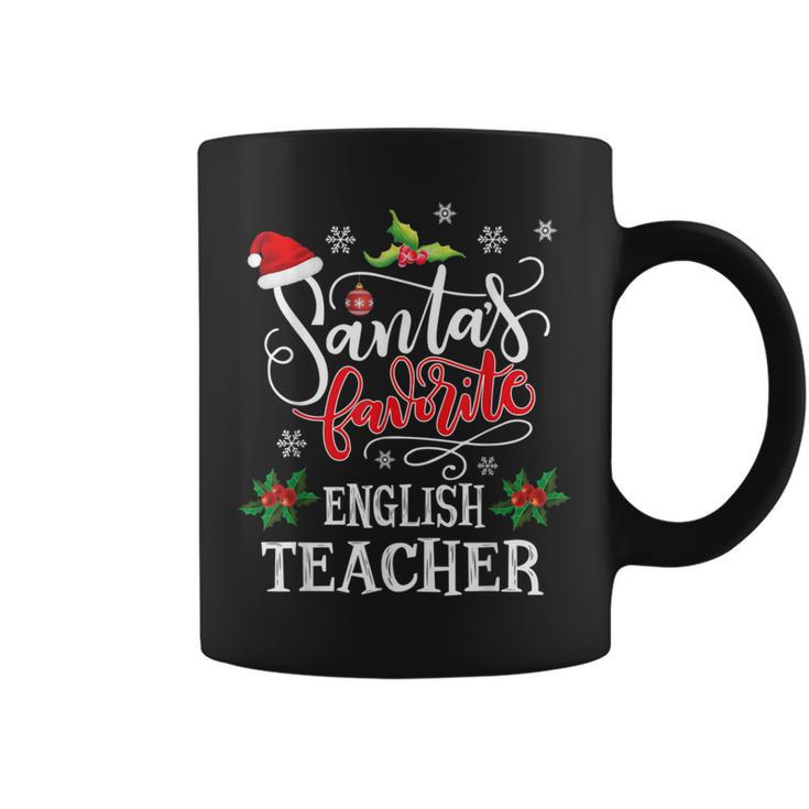 Père Noël Amusant Pour Professeur Anglais Tasse