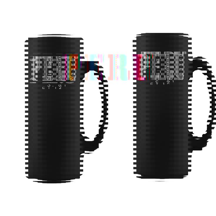 Peru Est 1821 ペルー風 ルーツ プライド ビンテージ ペルー風 コーヒーマグ