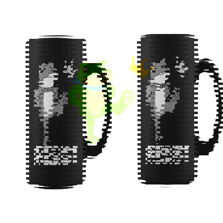 Portland Frog Protest For And No Kings Coffee Mug