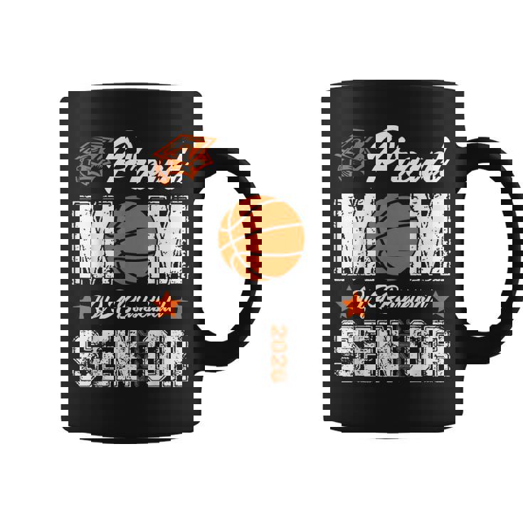 Proud Mom Of A Basketball Senior Class Of 2026 Graduation Coffee Mug
