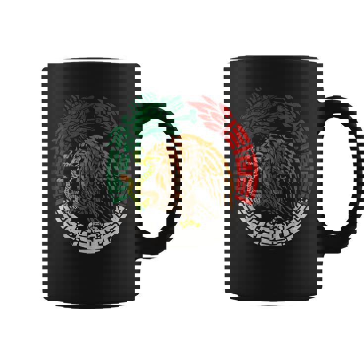 Quetzalcoatl ウロボロス アステカ 羽つき 蛇 メキシコ国旗 コーヒーマグ