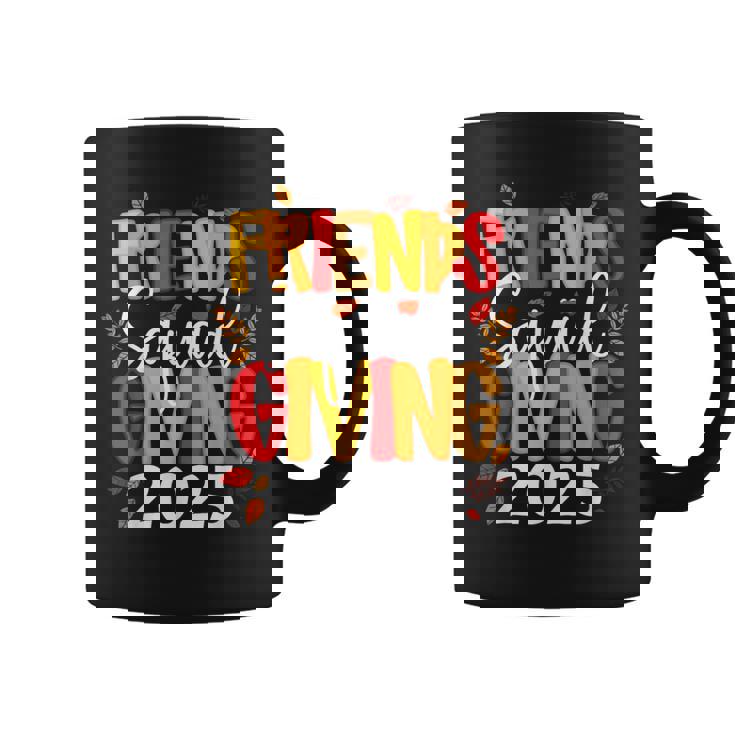 Retro Friendsgiving Squad 2025 Thanksgiving Group Fall Coffee Mug