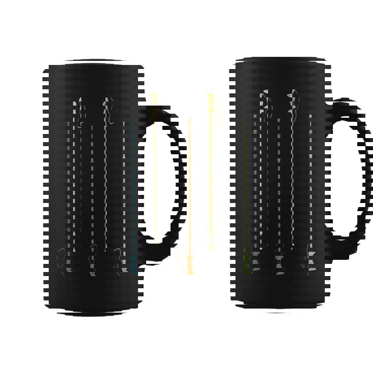 Retro Vintage Pole Walking Trekking Hiking Hill Walking Coffee Mug