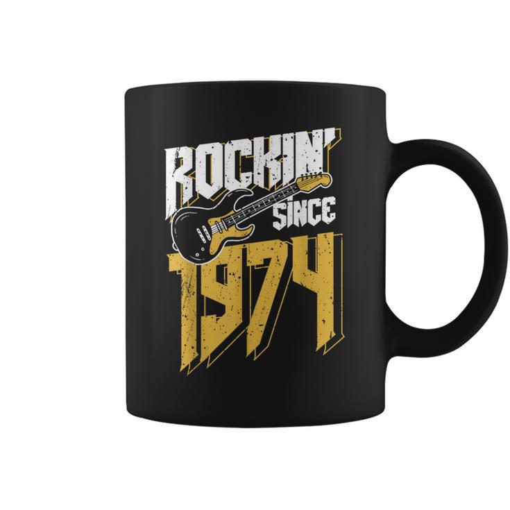 Rockin'ince 1974 Éventail De Musique Rockintage 48E Anniversaire Tasse