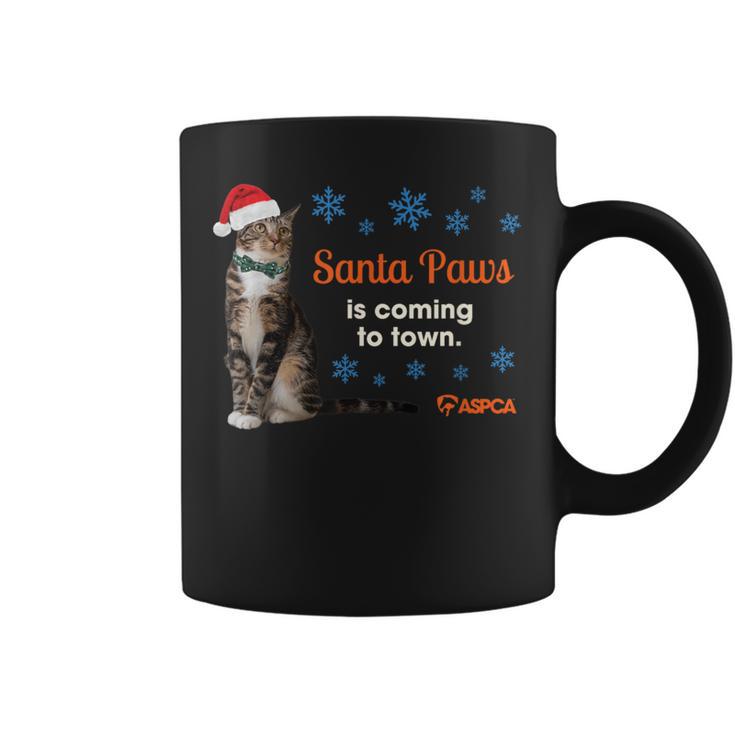 Santa Paws Cat Coffee Mug