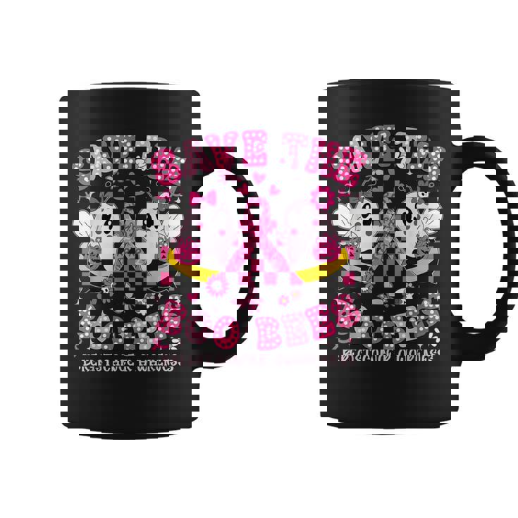 Save The Boo Ghost Bees Breast Cancer Awareness Men Coffee Mug