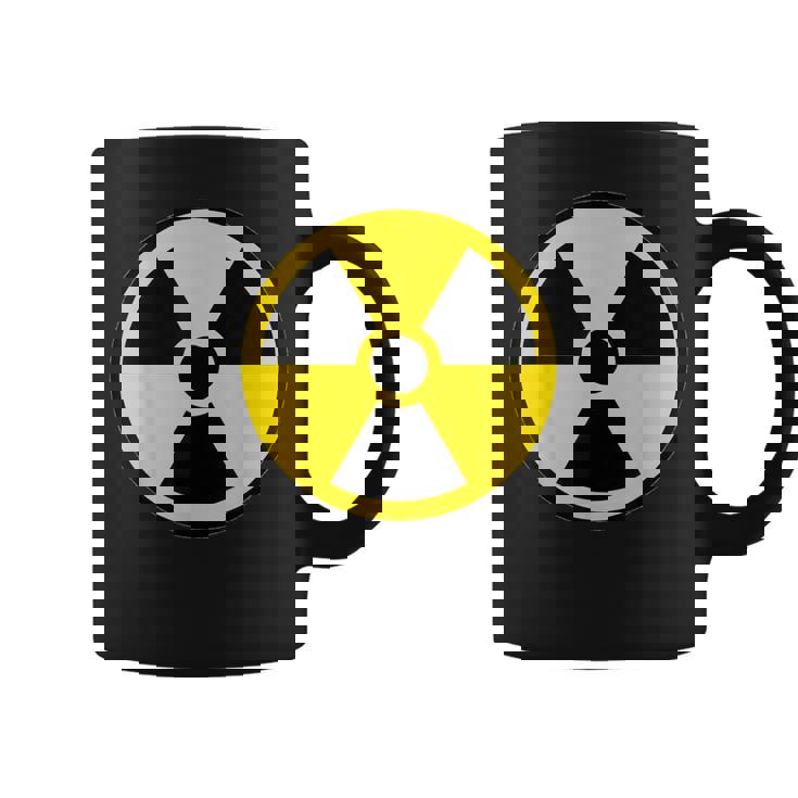 Símbolo De Peligro De Radiación Biohazard Nuclear Taza de café