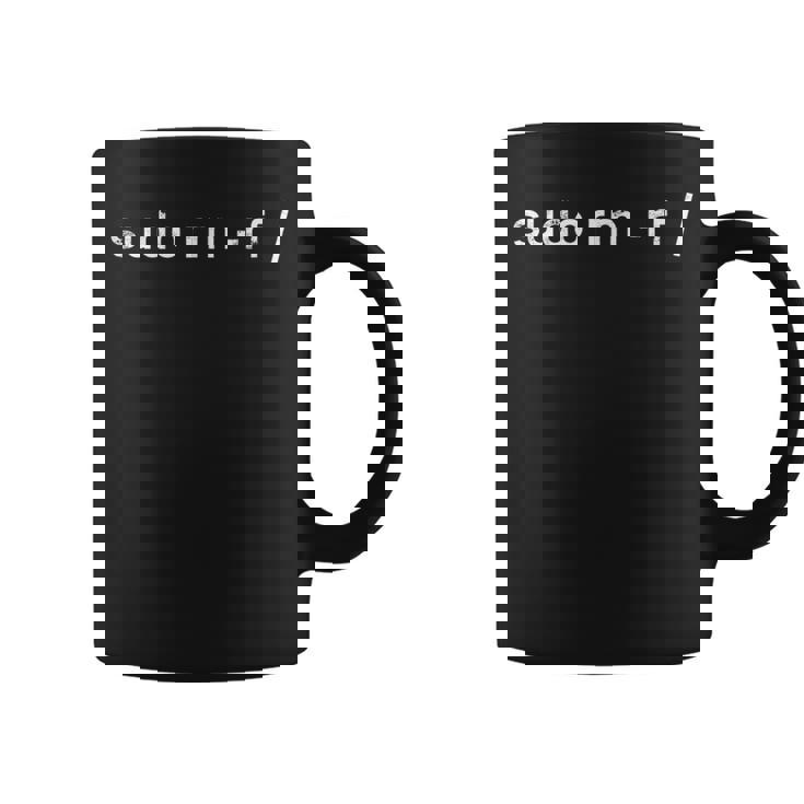 Sudo Rm -Rf Linuxysadmin コマンドライン プログラマー コーヒーマグ