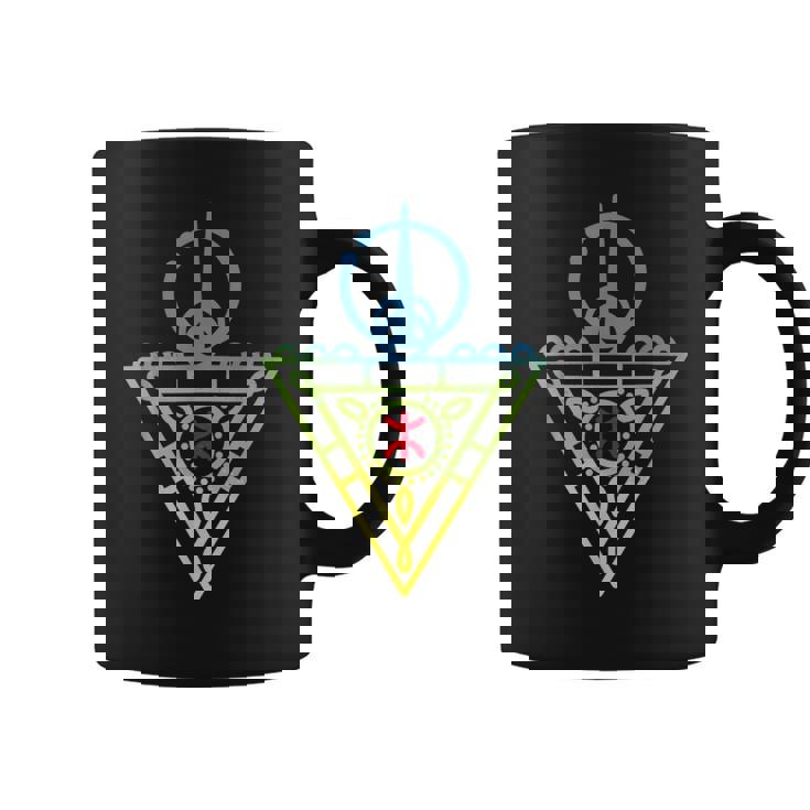 Tazerzit Motifs Amazigh Avec Yaz Et Couleursibrantes Tasse