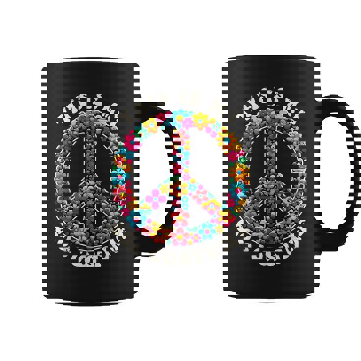 This Is My 60S Costume & 60'S Outfit 1960年代 ピースサイン コーヒーマグ