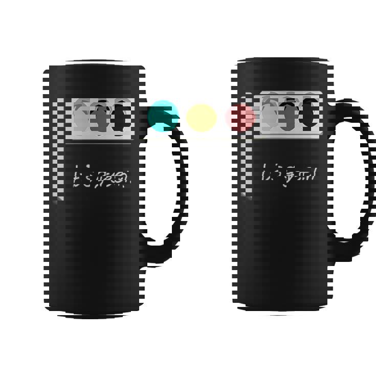 Traffic Light It's Green 信号機 メンズ レディース おしゃれ ユニーク おもしろ コーヒーマグ