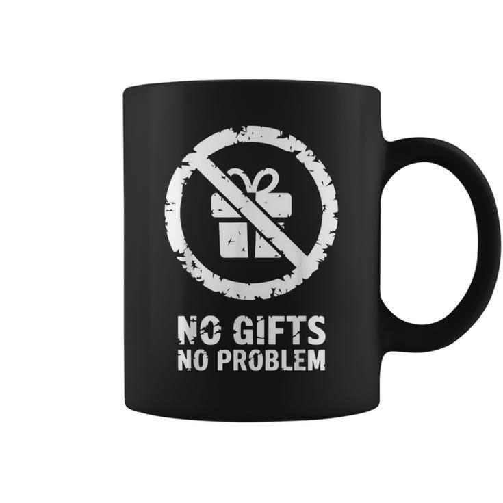 Un Noël Drôle Et Grincheux Pas De Cadeaux Pas De Problème Tasse