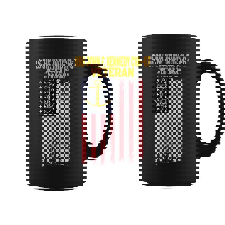 USS John F Kennedy CVA-67 Aircraft Carrier Veteran's Day Coffee Mug