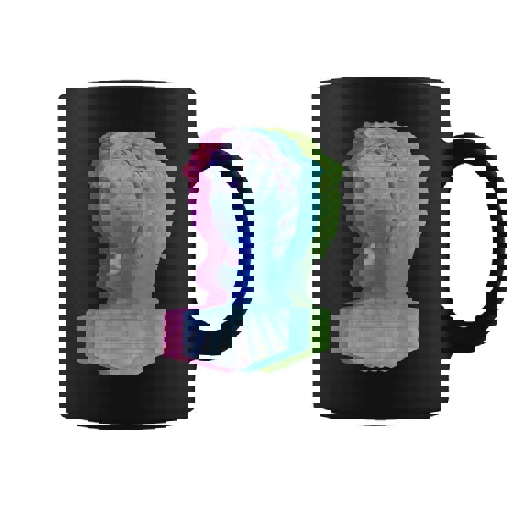 Vaporwave シュールグリッチアートシャツ コーヒーマグ