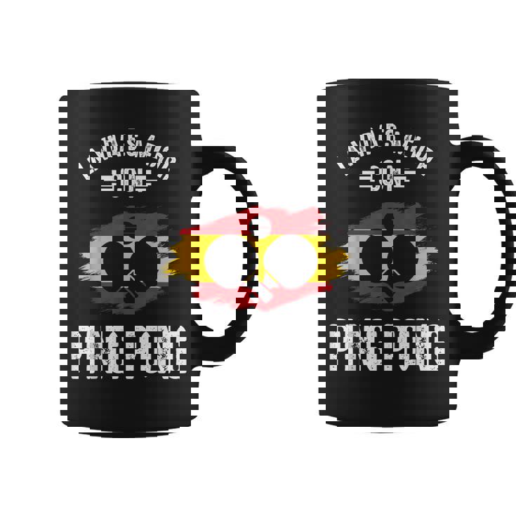 Vida Es Mejor Con Ping Pong Jugador De Ping-Pong Divertida Taza de café