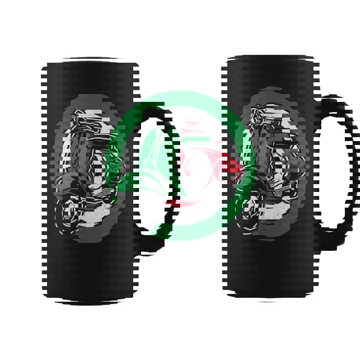 Vintagecooter Bandera De Italia Taza de café