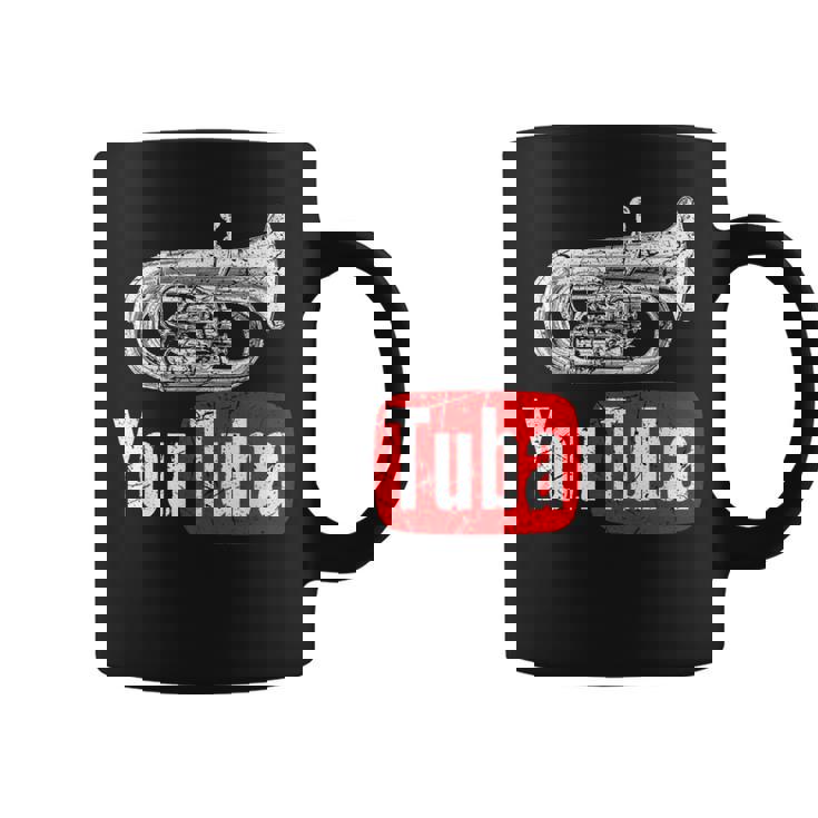 You Tuba 面白いマーチングバンド ヴィンテージ チューバ ユーフォニアム コーヒーマグ