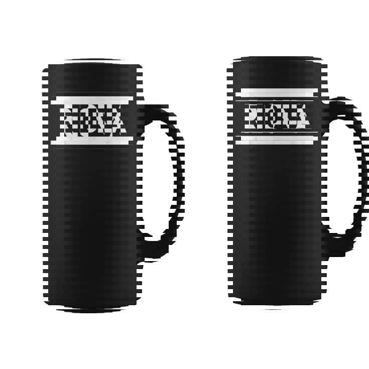 「Riona」ヘボン式「りおな」「リオナ」下の名前 ローマ字 名入れ 名乗り ラテン文字 綴り コーヒーマグ