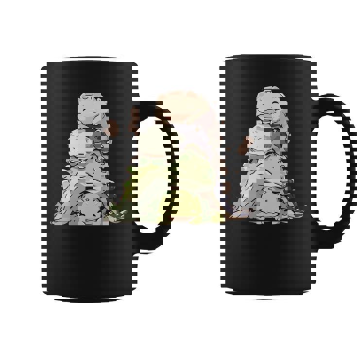 おもしろ爬虫類 かわいいトカゲ ヤモリ 動物 長袖tシャツ コーヒーマグ