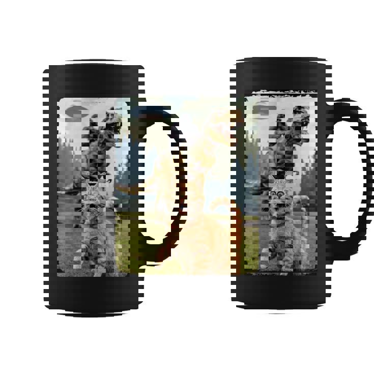おもしろ猫 ゴリラ 恐竜 Ufo ミーム 不条理なユーモアシーン コーヒーマグ