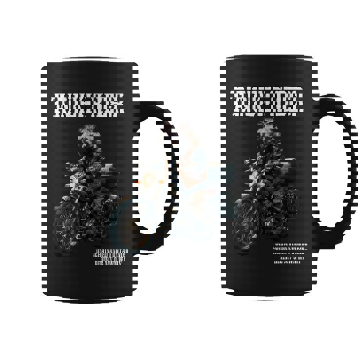 たぬきライダー バイク ビンテージ かっこいいタヌキ 狸 おもしろ 日本 動物 ユニーク オートバイ 乗り物 コーヒーマグ