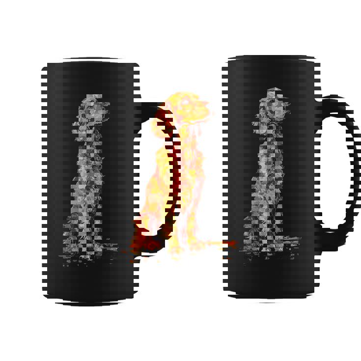 アイリッシュセッター 犬 グラフィック ペットアート アイリッシュセッター コーヒーマグ