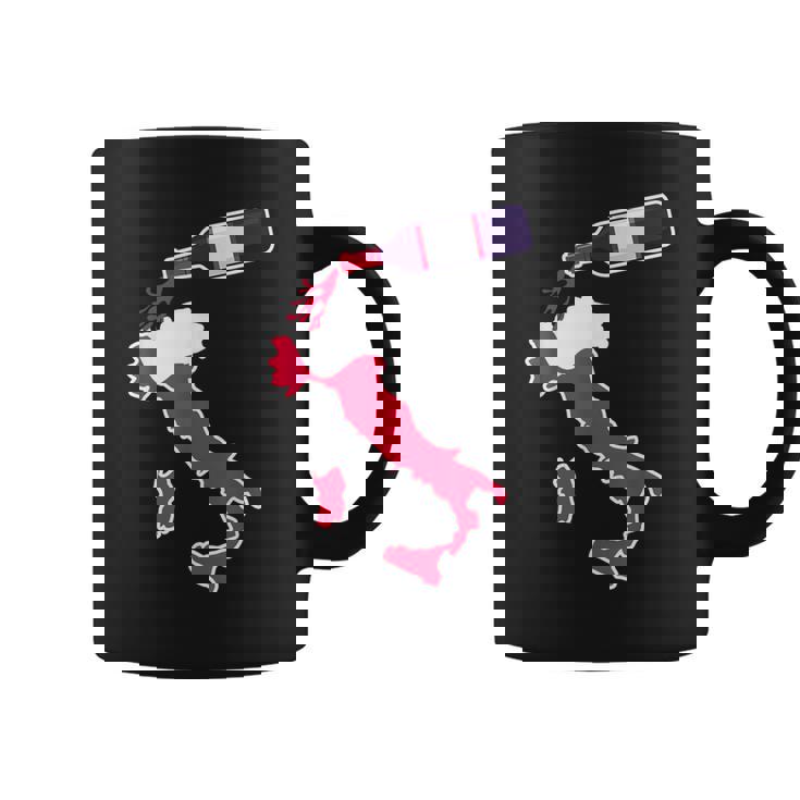 イタリアワインシャツ 地図 イタリアバケーション コーヒーマグ