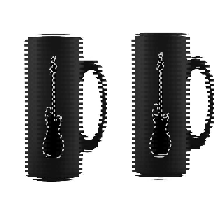 ギター【ロック スターズ】エレキギター シルエット ライブ 衣装 バンド メッセージ かっこいい コーヒーマグ