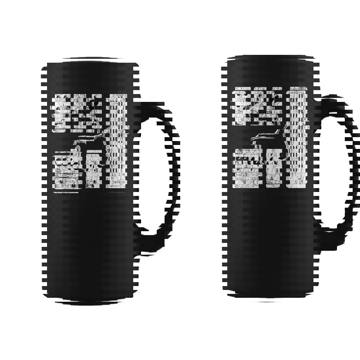 ギタープレーヤー ペダルボード ギタリストギフト コーヒーマグ