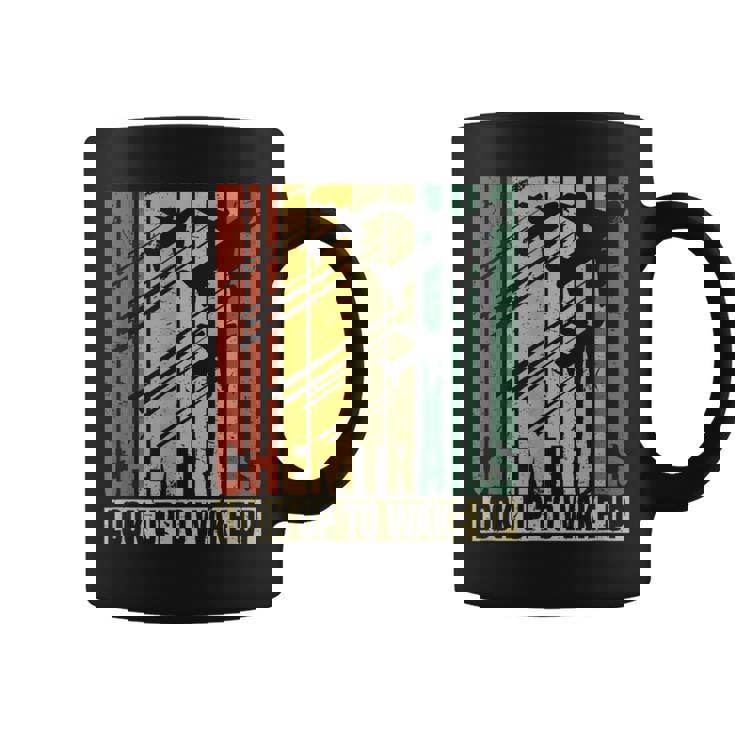 ケムトレイルは目を覚ますために見上げる コーヒーマグ