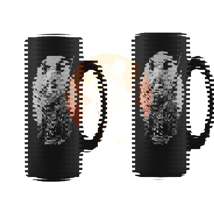 サムライパンダ 作品 日本美術 日本の忍者 パンダ コーヒーマグ