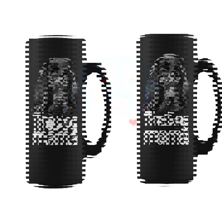 ザドッグママブラックラブラドールママレトリーバーマザードッグマミー 長袖tシャツ コーヒーマグ