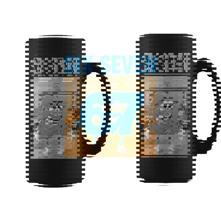 シックスセブン新人ブレインロット2026キッズボーイズキャッチフレーズ67 コーヒーマグ