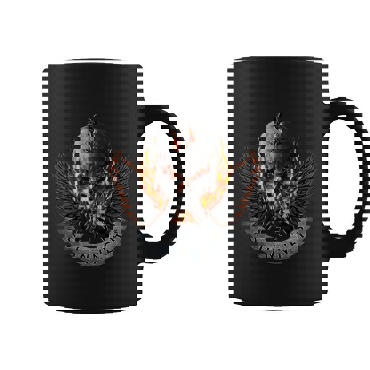 シナーヘビーメタルフライングv 長袖tシャツ コーヒーマグ